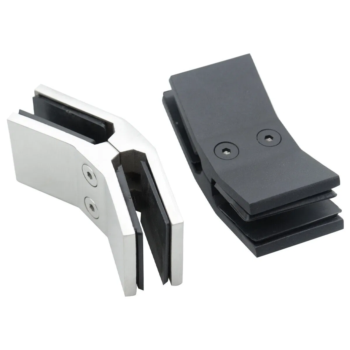 Modern Design Balustrades Handrails Stainless Steel Railing Glass Clamp