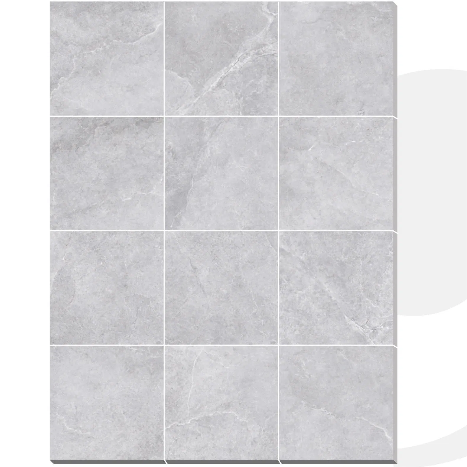 China Glazed Full Body Tile Rough Surface Basaltina Floor Tile Ceramic Hallway 600X600 Paver Porcelain