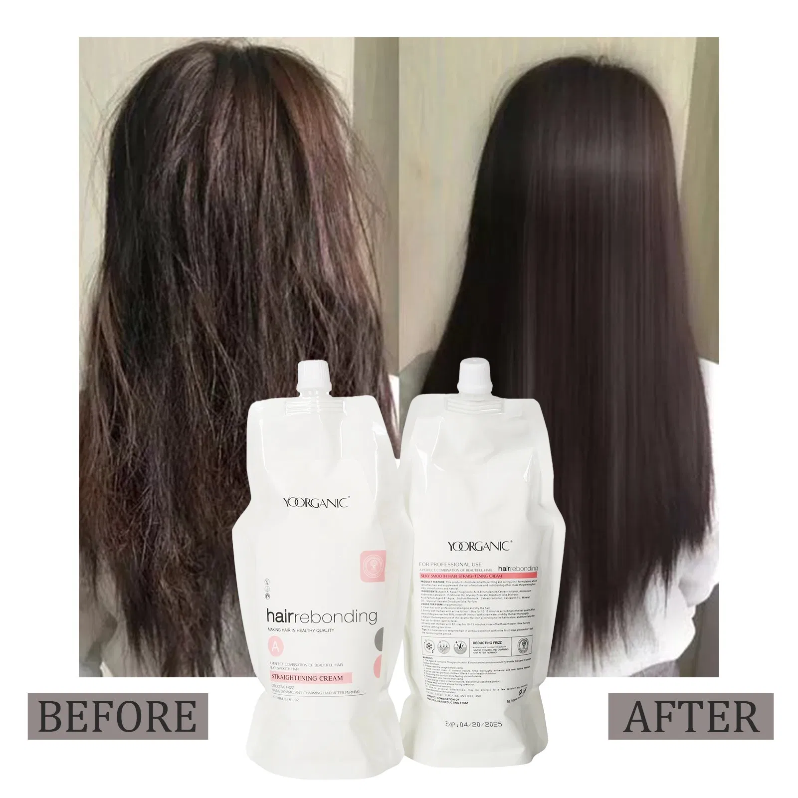 Highest Quality Hot Selling Best Permanent Hair Rebonding Cream Hair Perm Lotion for Salon