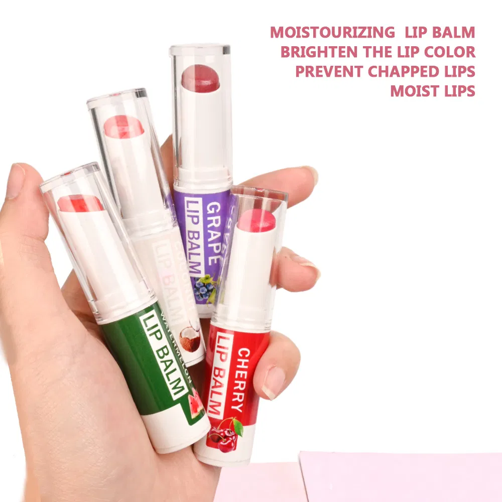 OEM Brightening Color Changing Coconut Honey Fruit Extract Lip Balm