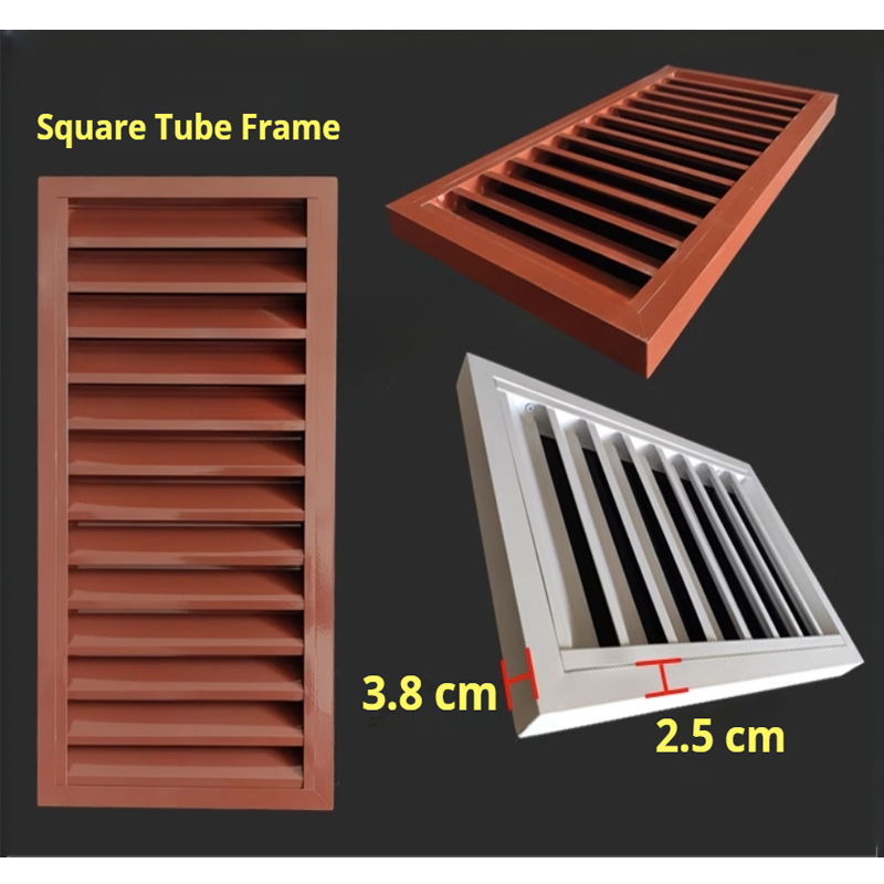 Fasec Aluminum Louver Blads Louvered Pergolas Shutter Window Blinds Metal Screen