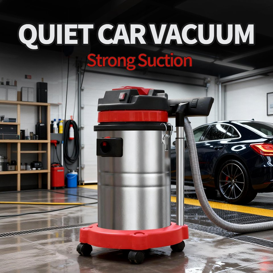 Compact Horizontal Electric Dust Extraction Unit for Customized Furniture Workshop