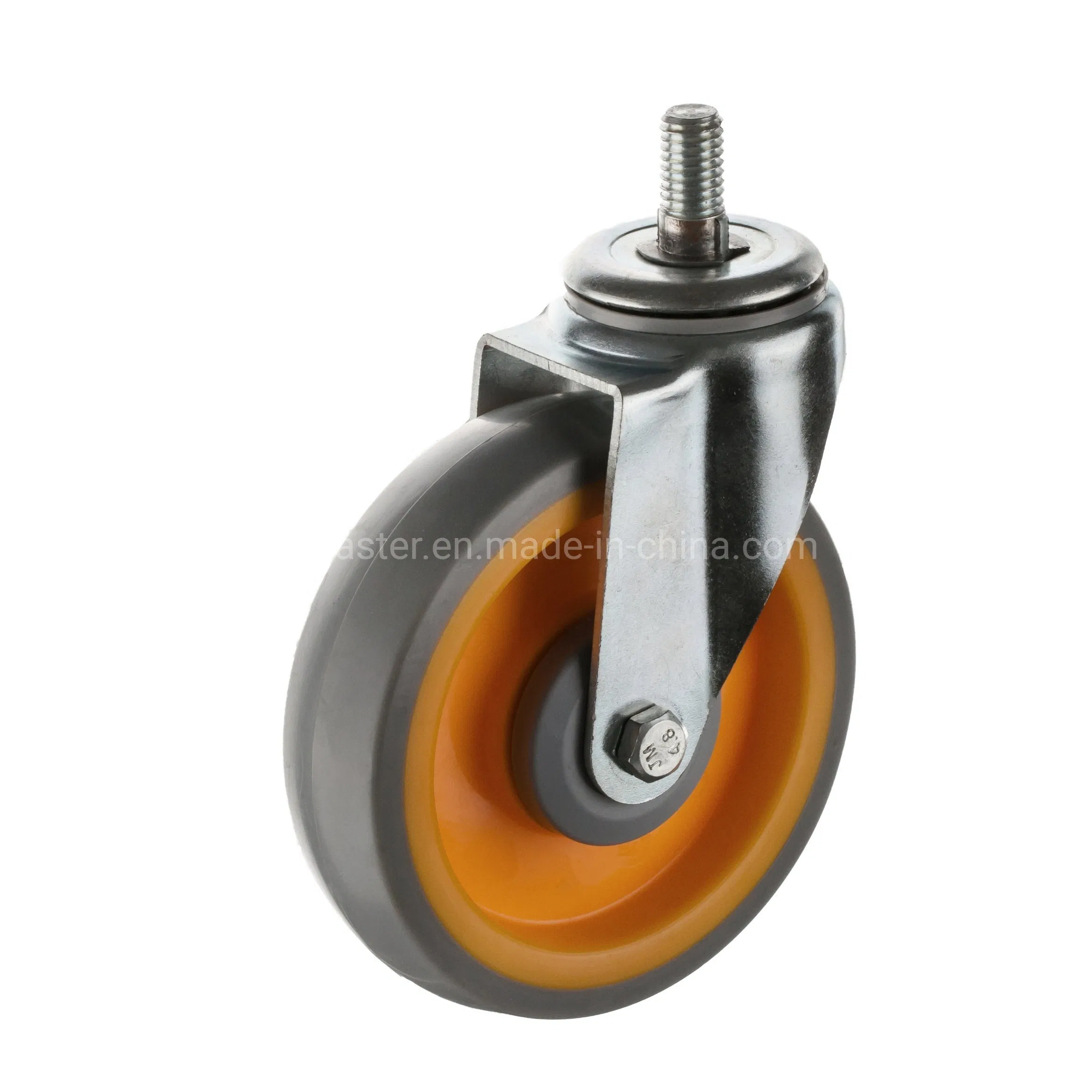125mm Bolt Hole Type Shopping Trolley Casters