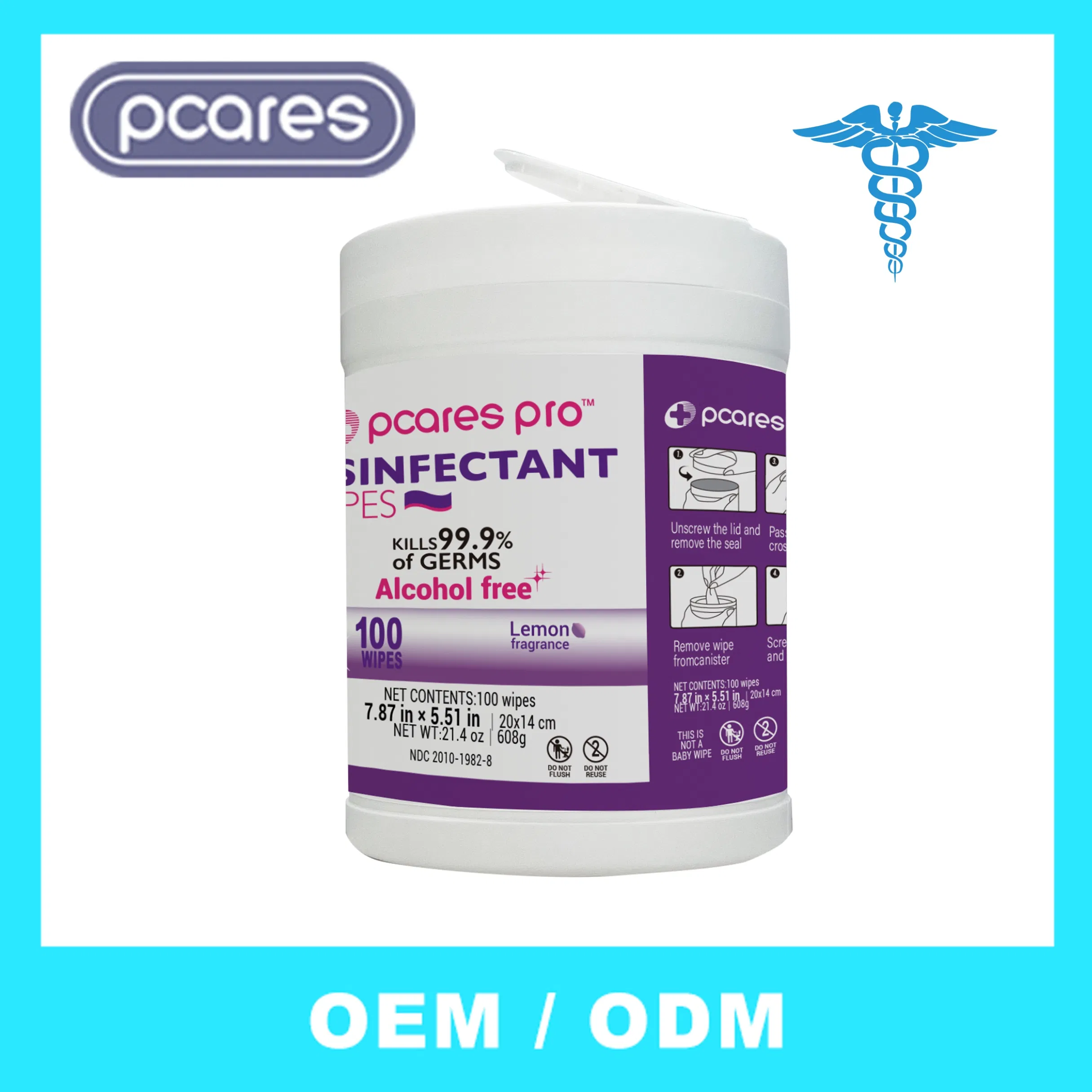 Antibacterial Disinfectant Wipes Cleaning Sanitizing Wet Wipes Hospital Grade Disinfectant Wipes