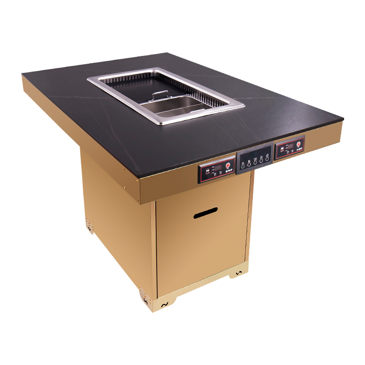 Стол для барбекю бездымный гриль ресторан столовая