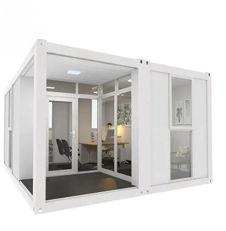 Commercial and Street Shop Kiosk Transportable Houses Container Prefab Home Customization Steel Structure Waterproof Easy Installation Container House