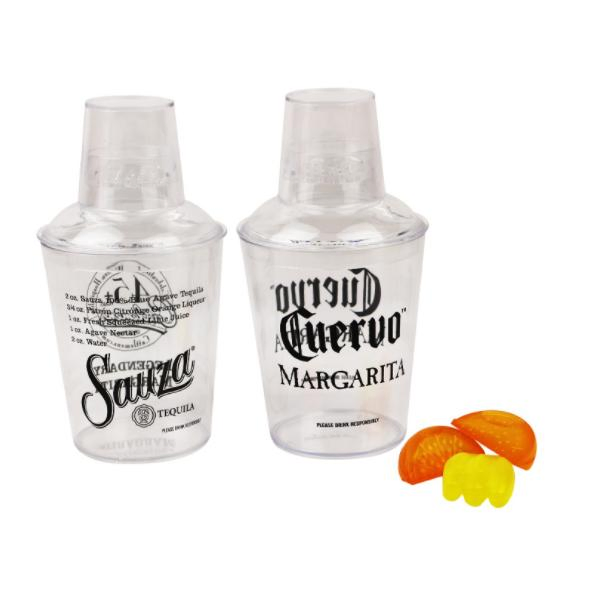 Пластиковый мини-шейкер для коктейлей 180мл, 250мл, 350мл