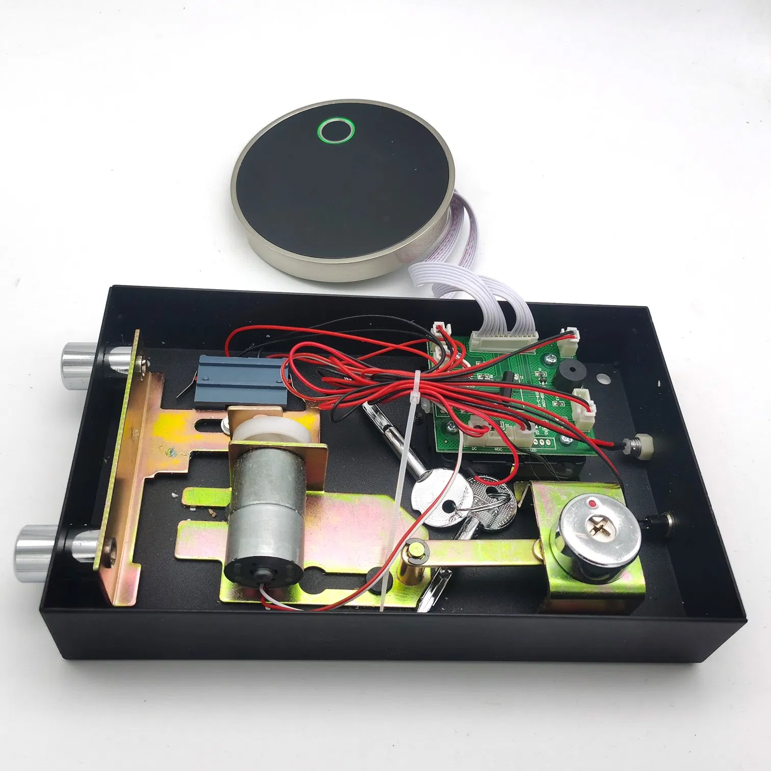 Motorised Mechanism Fingerprint Hotel Safe Lock with Biometric Keypad