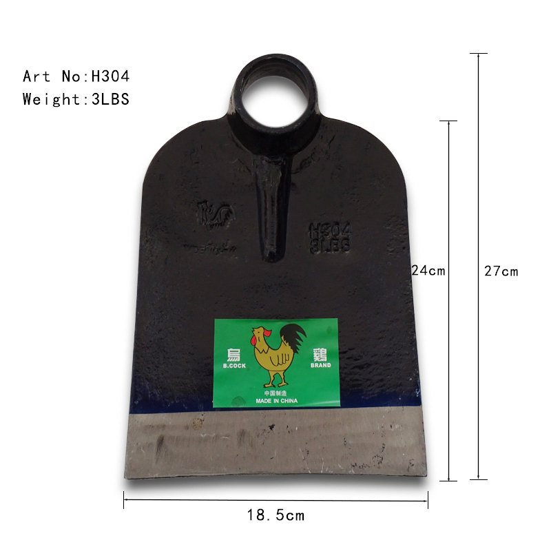 Hoe H304 2.5lbs Agriculture Hoes Metal Farm Hoe