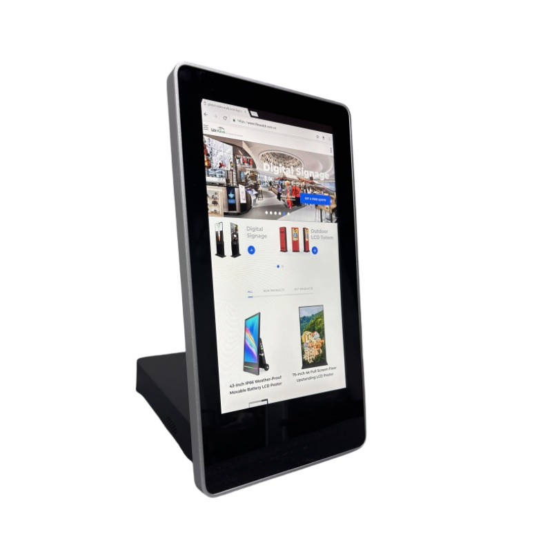 Сенсорный киоск Android с аккумулятором, 15-32 дюйма