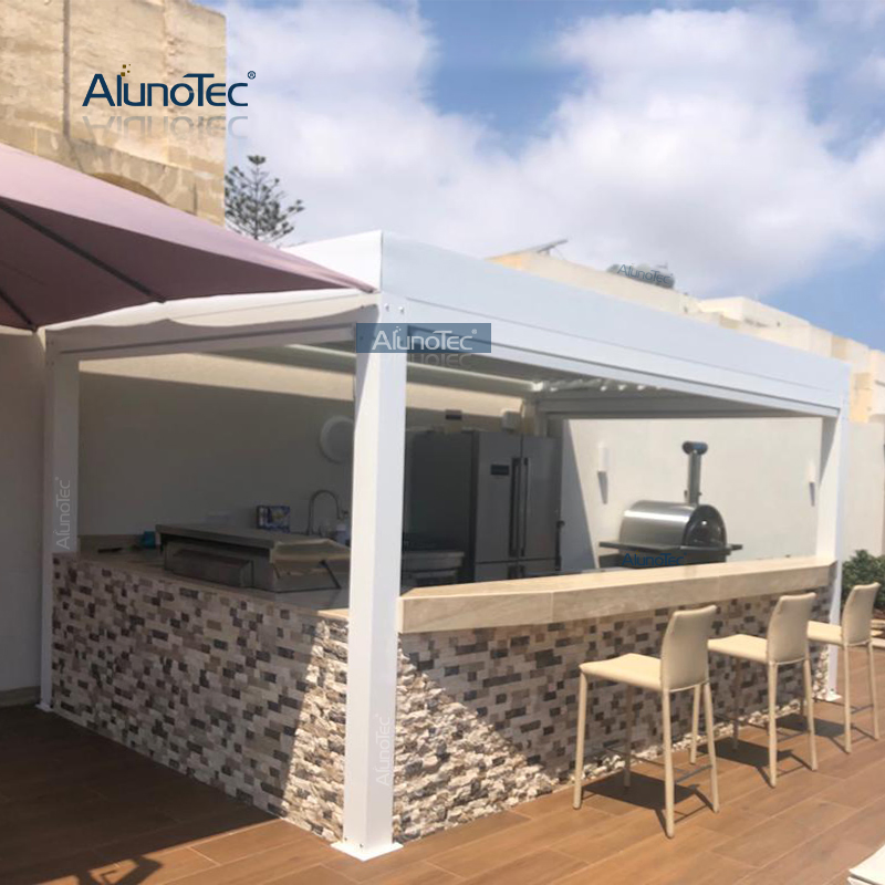 Bioclimatic Sunshade Louvers Pergolas Patio Cover Gazebo Louvred Roof Canopy Garden Carport Gazebos Aluminium Pergola