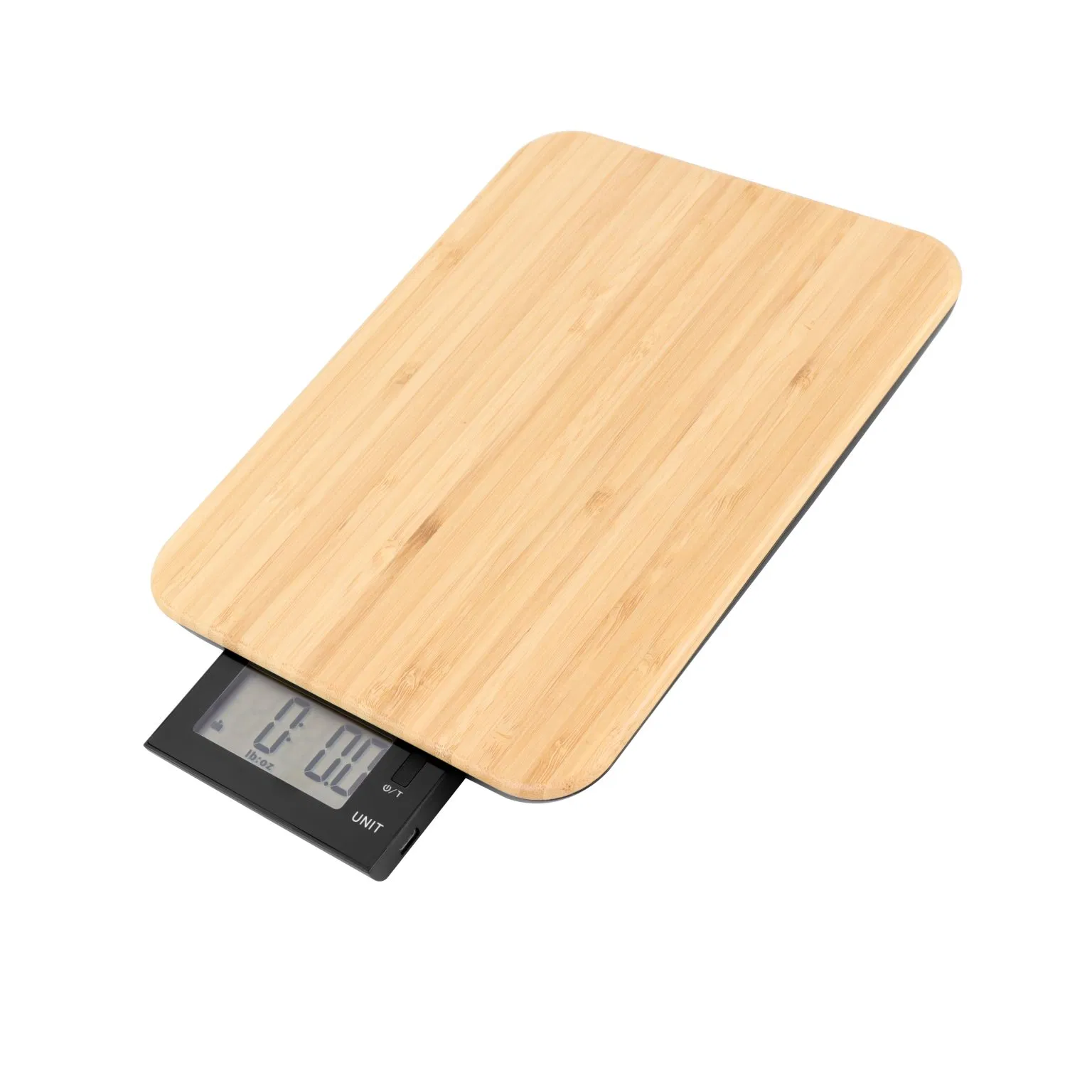 Кухонные весы электронные Bamboo с LCD дисплеем
