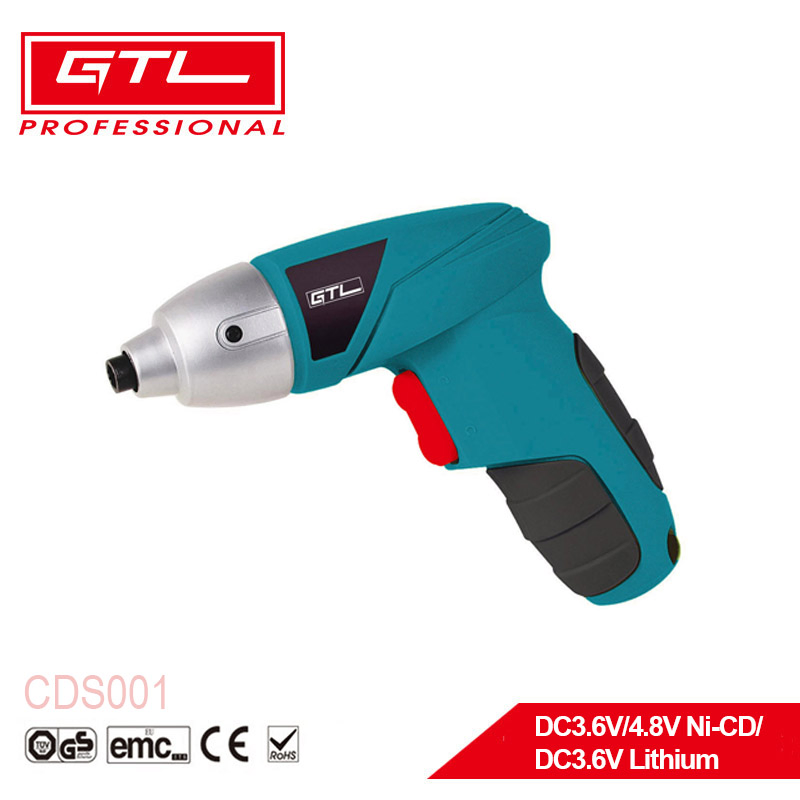 Portable DC3.6 Lithium Battery Cordless Screwdriver Household Screwdriver (CDS001)
