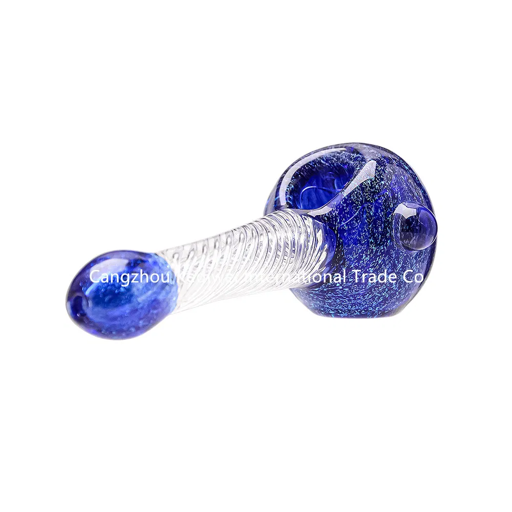 Handblown Dichro Glass Hand Pipe Smoking Pipe Oil Burner Factory Wholesale