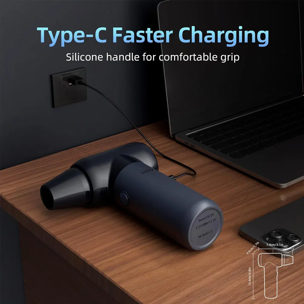 Barbershop Clean Clipper Blade Jet Fan 2 Compressed 110000rpm Air Duster Portable Cordless Air Dust Blower Barber Cleaner