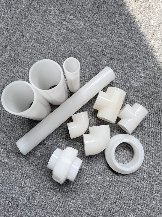 PVDF Stub End/Flange Adaptor Pn16 Pressure for Chemical Industry