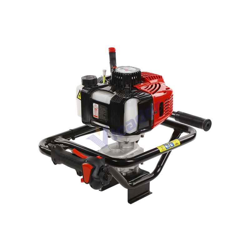 Rapid-Drill Fence Post Driver with 2 PCS Hoof Blocks Clutch Assembly