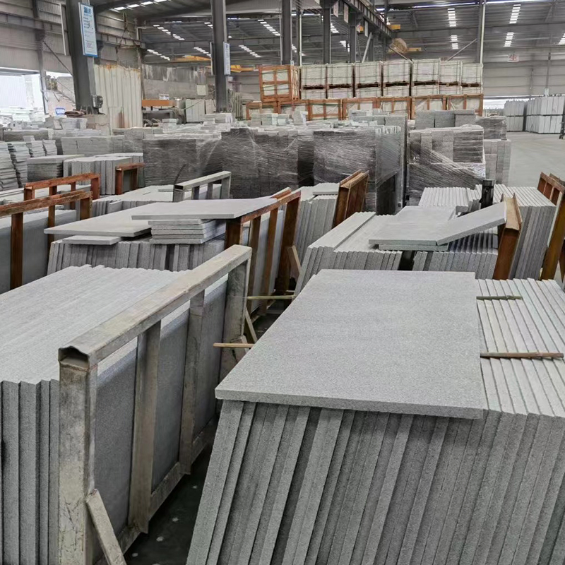 Polished Muti Dark Grey Granite Slabs and G633 Light Grey Sesame Grey Granite for Outdoor/Indoor Decoration