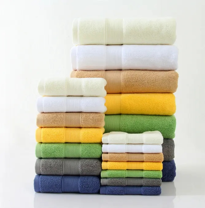 Towels Bath Set Luxury Hotel 100% Cotton Bath Towels