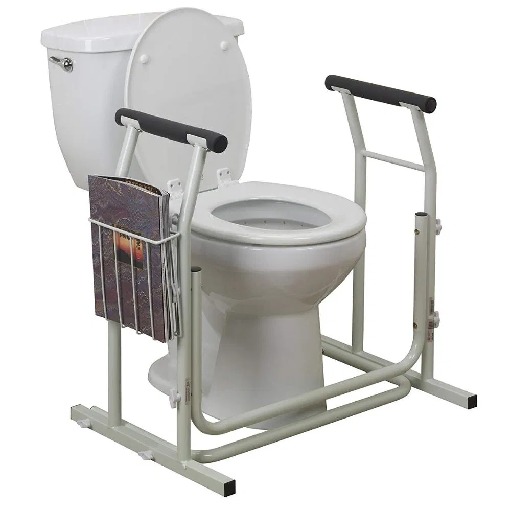 Stand Alone Toilet Safety Grab Rail Rack Toilet Support Rack