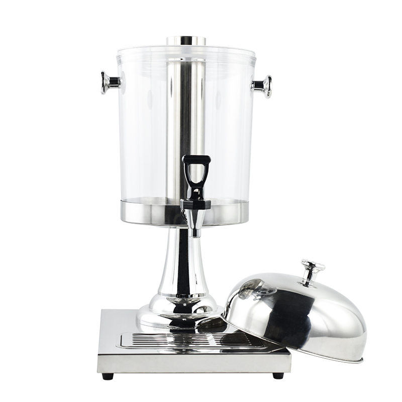 Large-Capacity Juice Tub Beverage Containers with Stainless Steel Handle Triangular Bracket