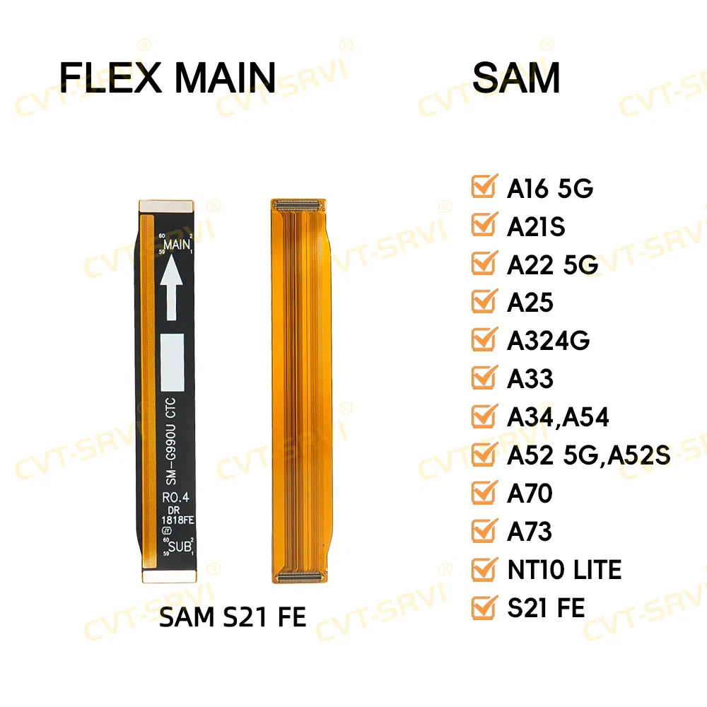 Шлейф основной для Samsung S21 FE (оригинальный)