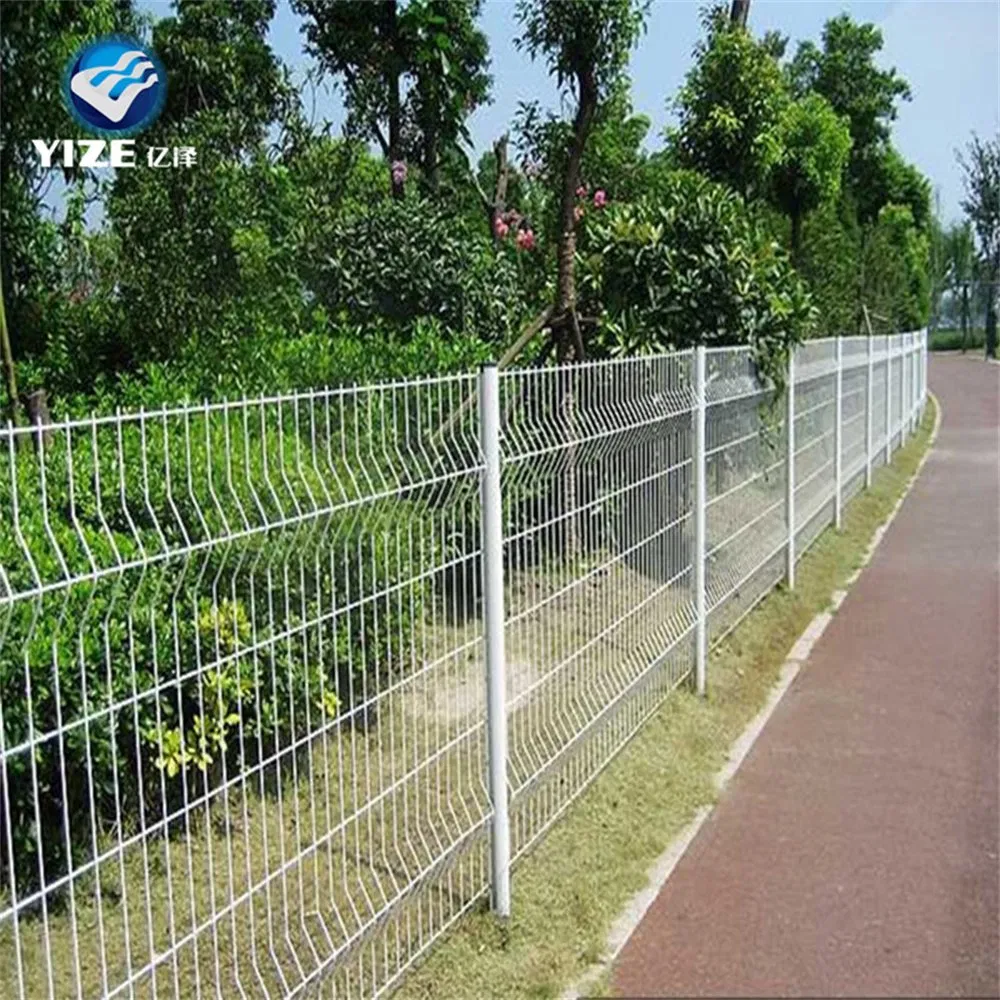 Triangle Bending PVC Coated Welded Wire Mesh Fence