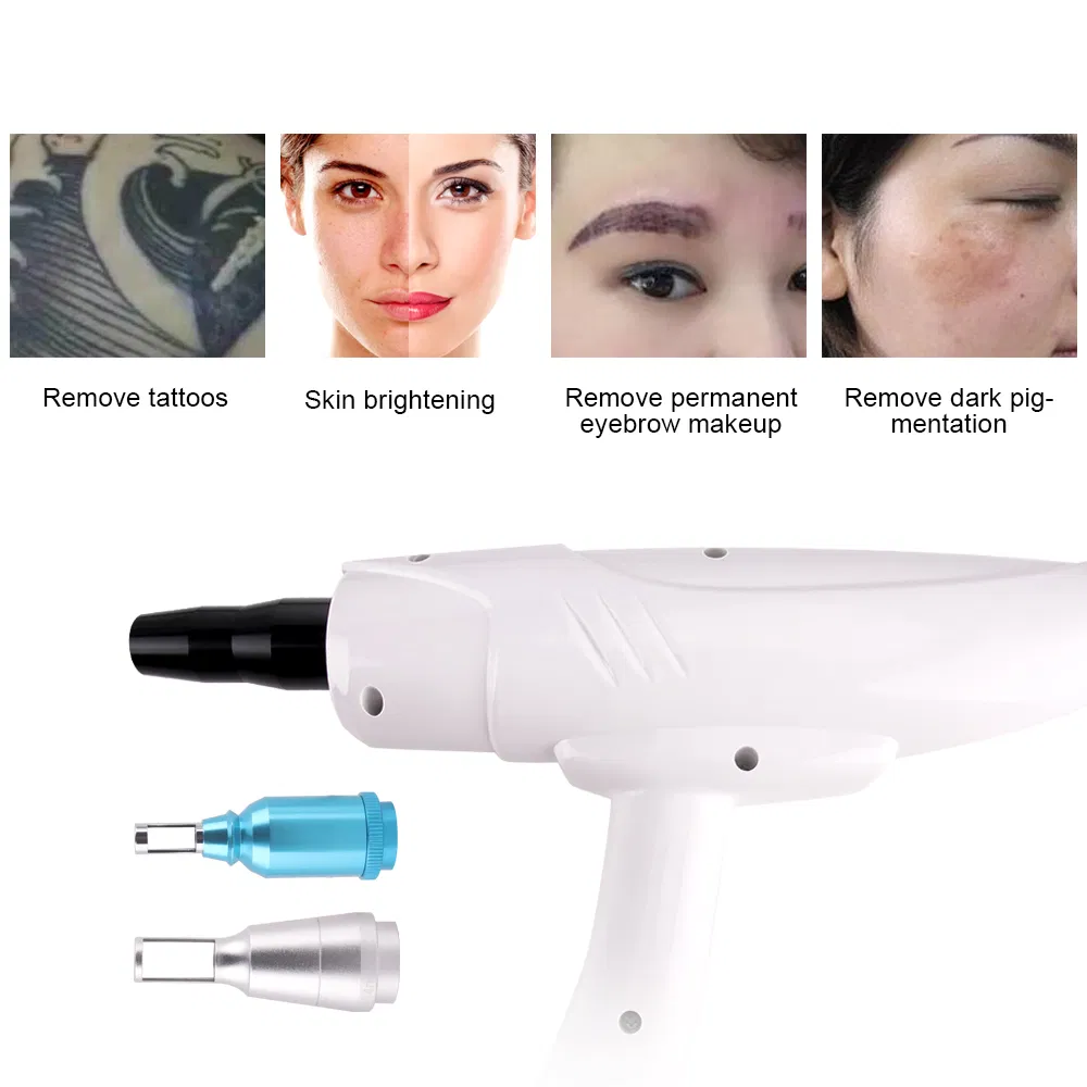 Q Switch ND YAG Laser Tattoo Removal Beauty Machine Pigments Removal 1064nm 532nm 1320nm