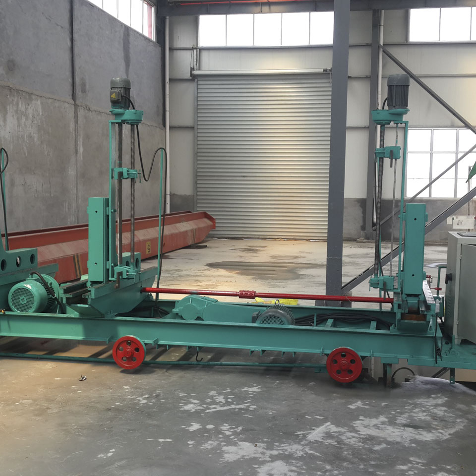 Ленточная пилорама с кареткой на фундаменте стационарная