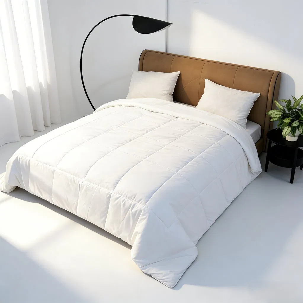 Warm Quilts Quilted Cotton Polyester Duvet Polyester Blend Super Light for Duvet