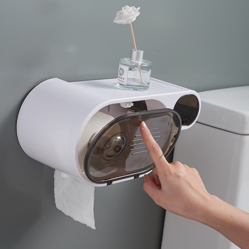 Multi Function Wall Type Tissue Box Strong Adhesive Tissue Holder