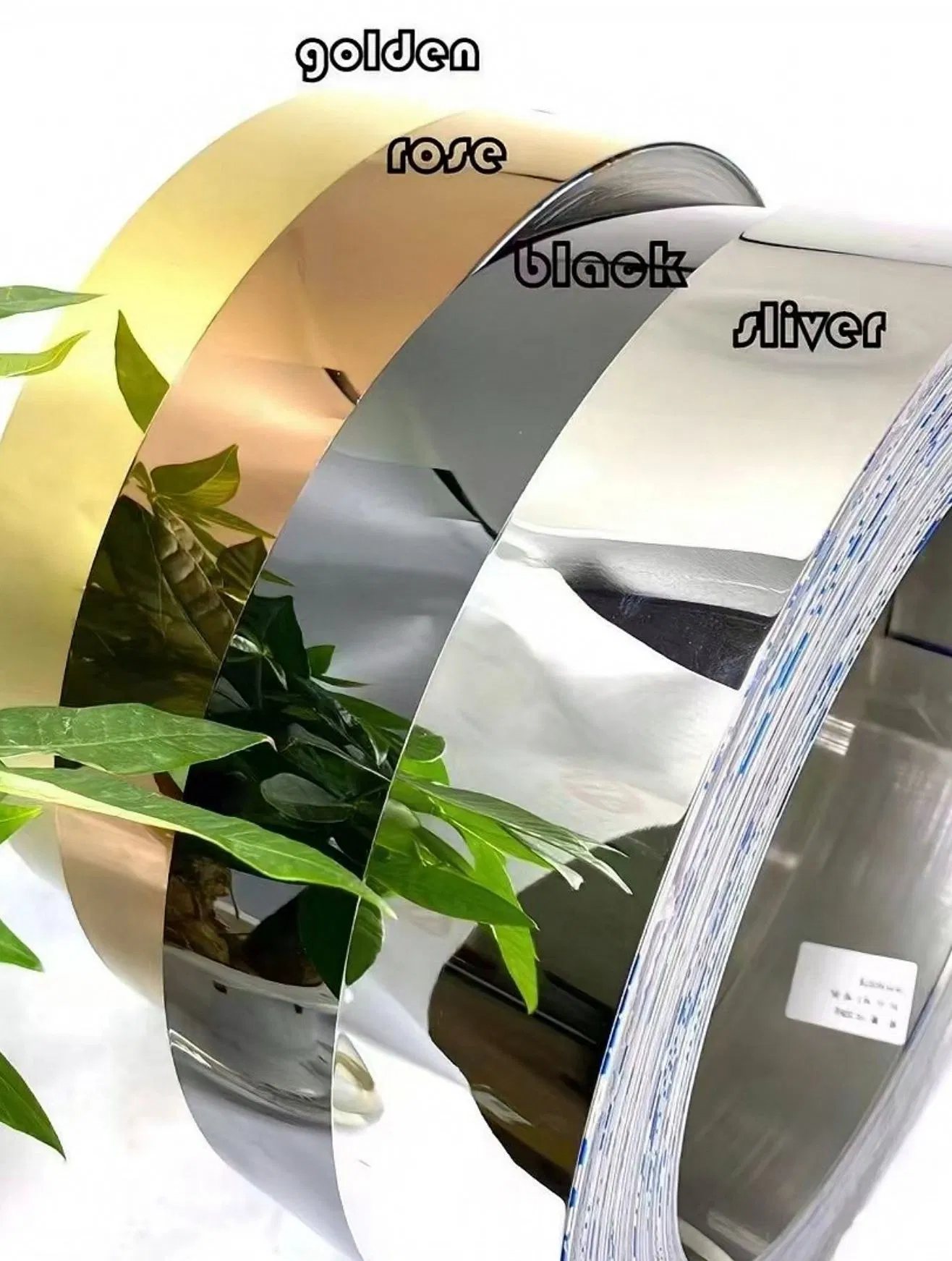 Flexible Width Decorative Stainless Steel Adhesive Trim for Furniture Panels and Interior Finishing