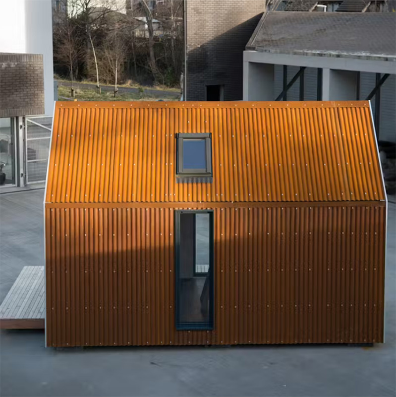 Corrugated Corten Weathering Steel Metal Roof Sheet Siding Rusted Wall Panels