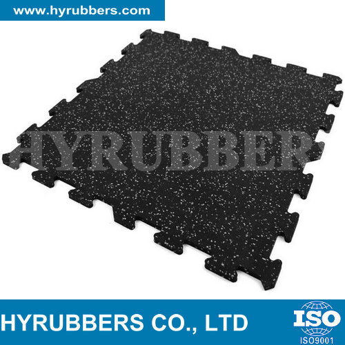 Heavy Duty Interlocking Rubber Gym Floor, Gym Rubber Floor