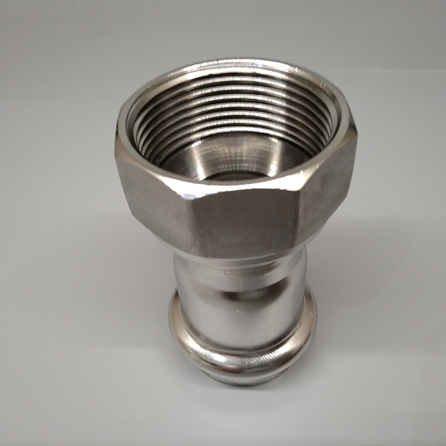 Manufacturer Wholesale Silver SS304 SS316 Threaded Male Female Stainless Steel Fitting Adapter