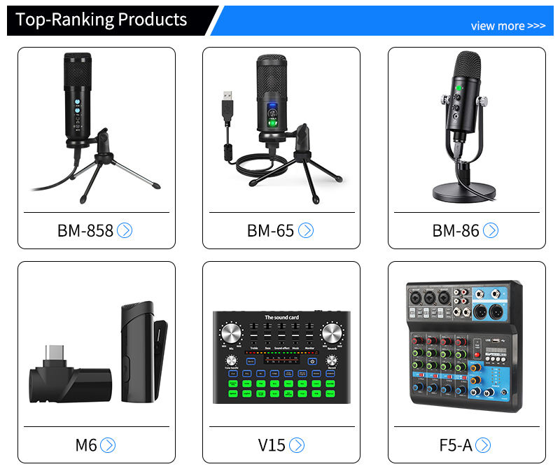 Hot Selling Gaming Condenser Microphone with Low Price Esports Condenser Microphone