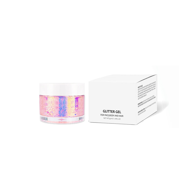 Iridescent Chameleon Chrome Glitter Eyeshadow Gel for Stunning Glam