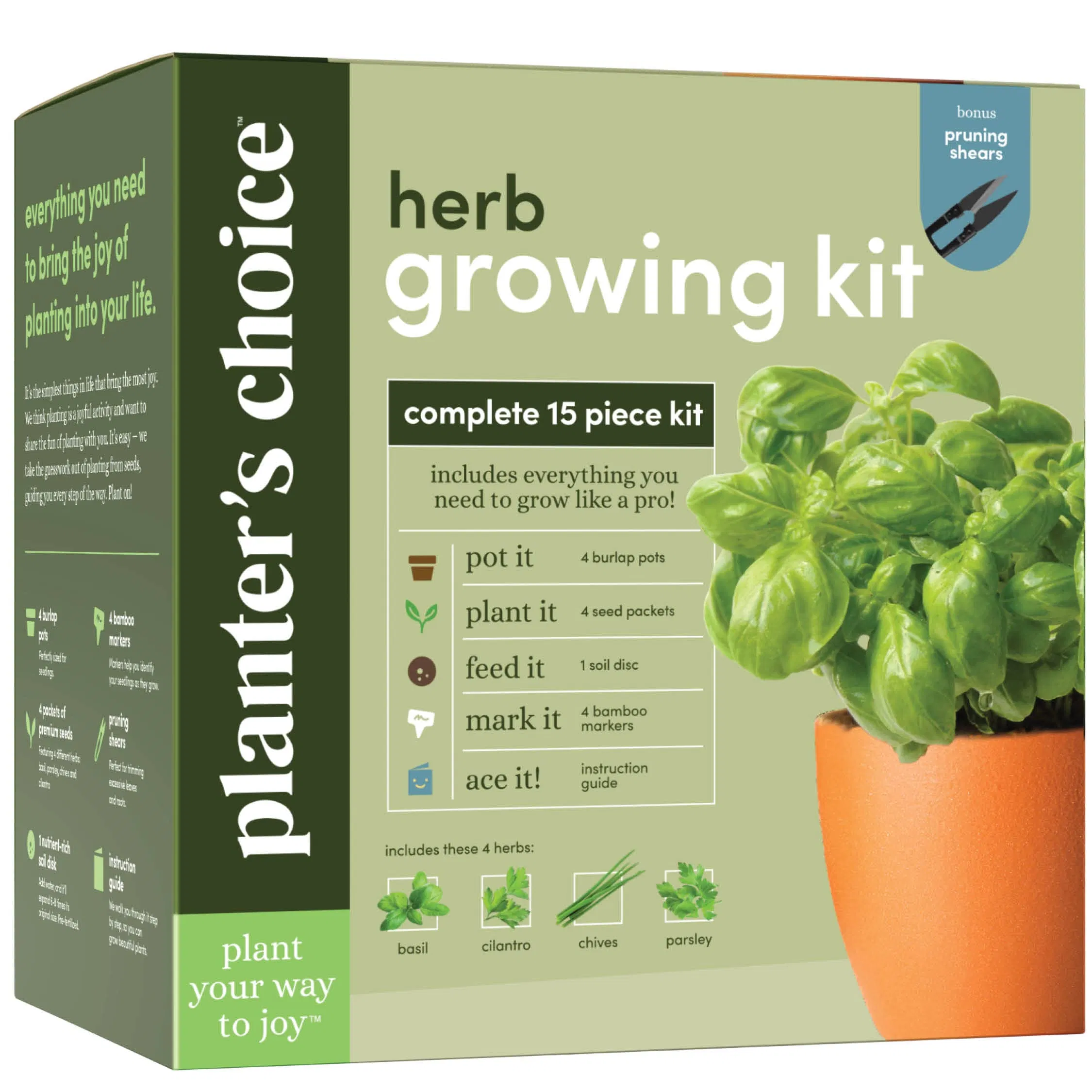 Cooking Gifts for Women Gardener Creative Kitchen Gift for Plant Lovers Home Herb Growing Gardening Seeds Step by Step Guide Indoor Herb Garden Starter Kit
