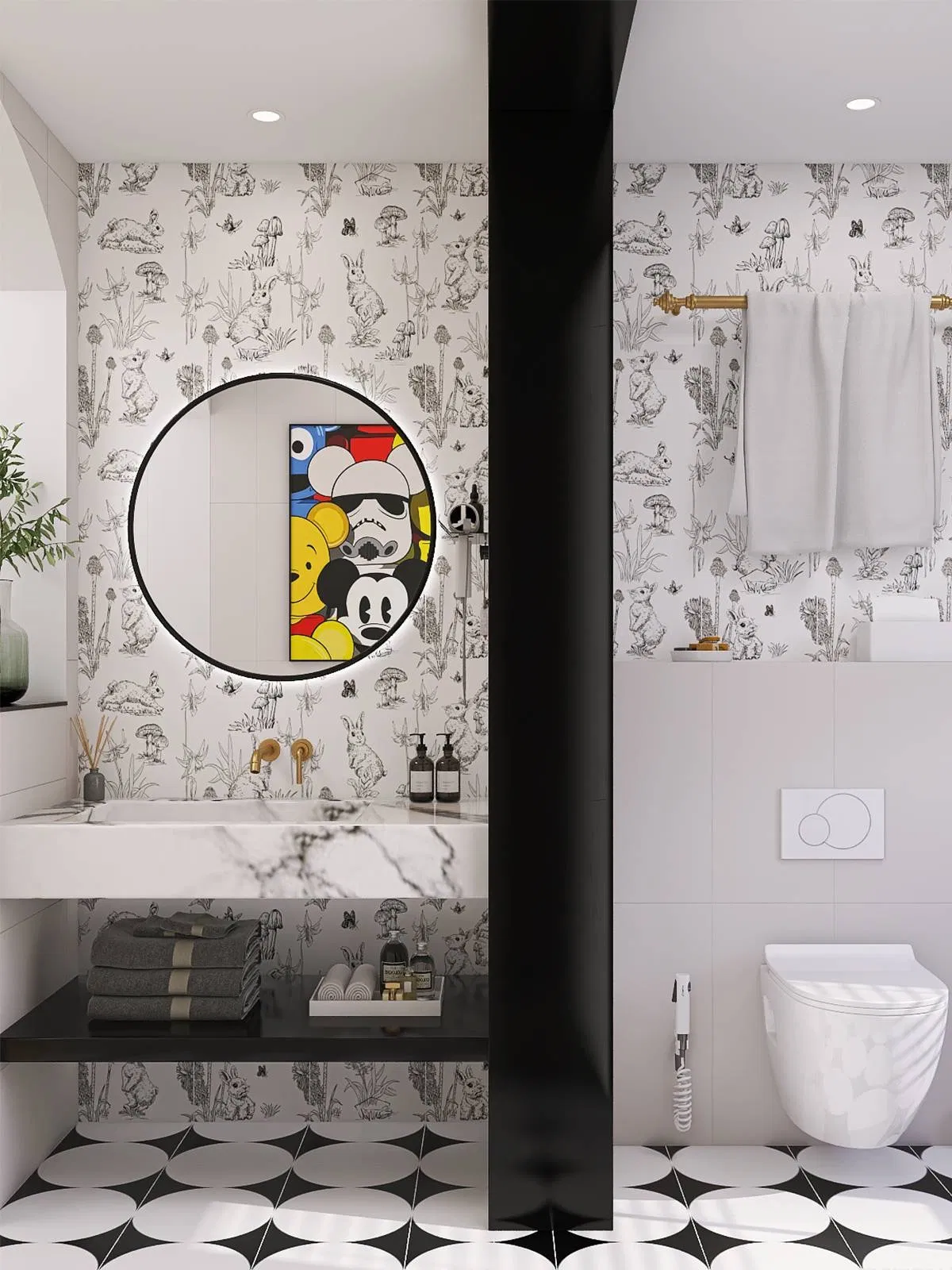 FC36877 New Decoration Pattern Porcelain Floor Wall Tile for Livingroom Bathroom Kitchen Dinningroom