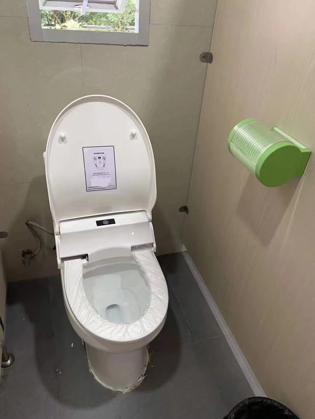 Va-09ah Toilet Seat with Auto Sanitary Film, Public Toilet Seat with Warm and Auto Sanitary Film