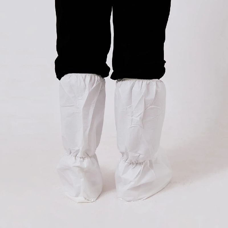 Shoe Covers White/Blue Waterproof Boots Cover Disposable Protective Boot Cover