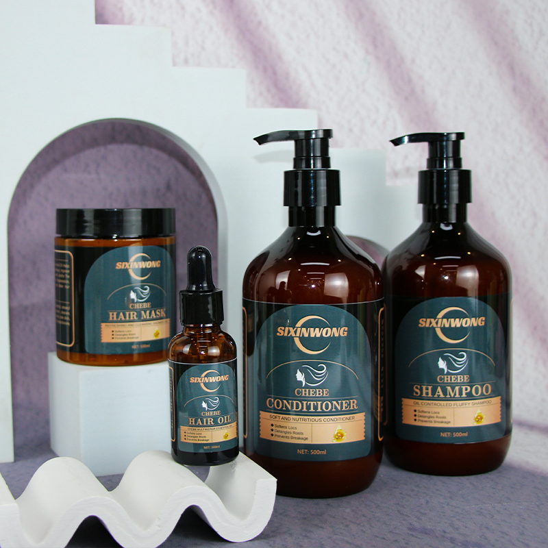 Beauty Cosmetics Chebe Prevent Hair Loss and Provide Nutrients Conditioner Shampoo Set