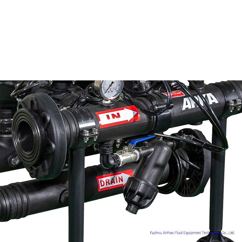 High Micron 3 Inch 2 Unit Farm Irrigation Backwash Disc Filtration System