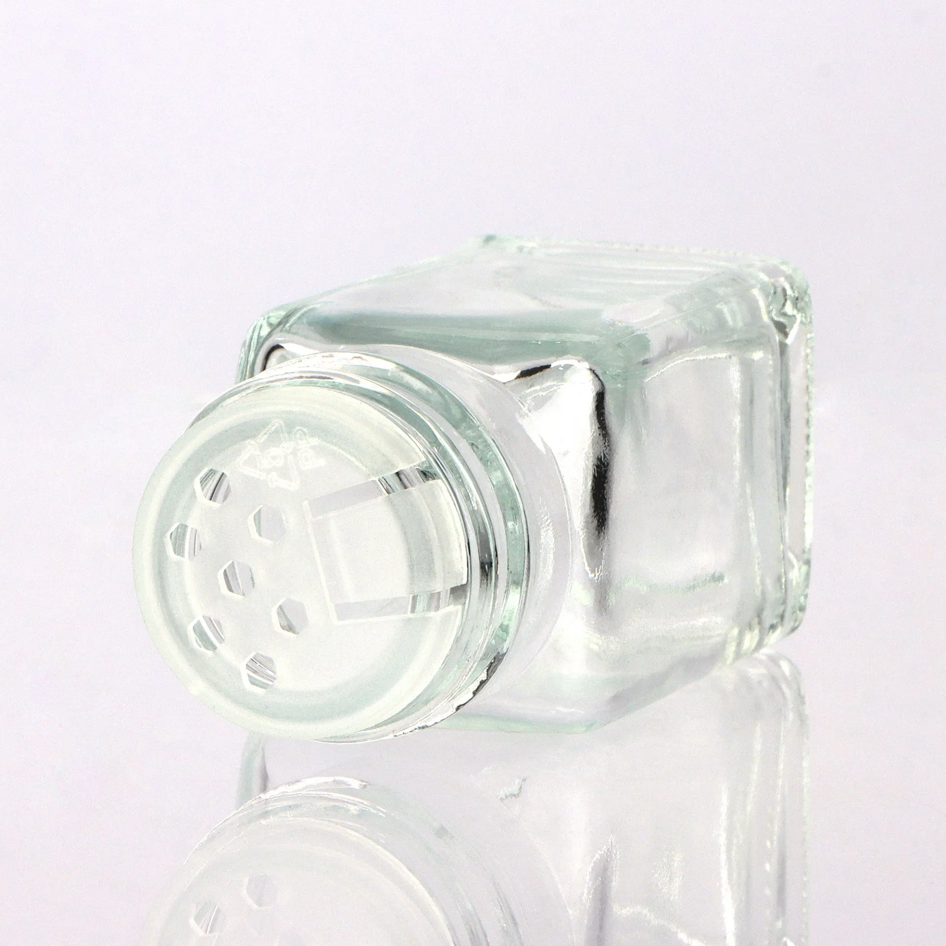Pet Salt Pepper Empty Condiment Seasoning Shaker Bottle, Glass Seasoning Bottle