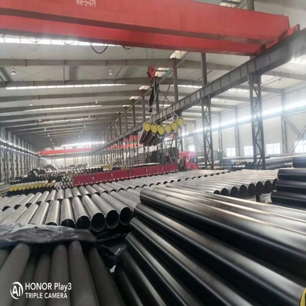 ERW Steel Pipe with Q195-Q345 Grade 0.5-60mm Wall Thickness and 12m Length