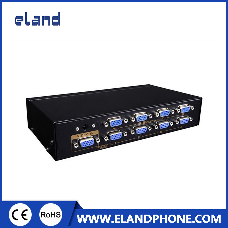 Разветвитель VGA 1x8, 250 МГц, 8 портов