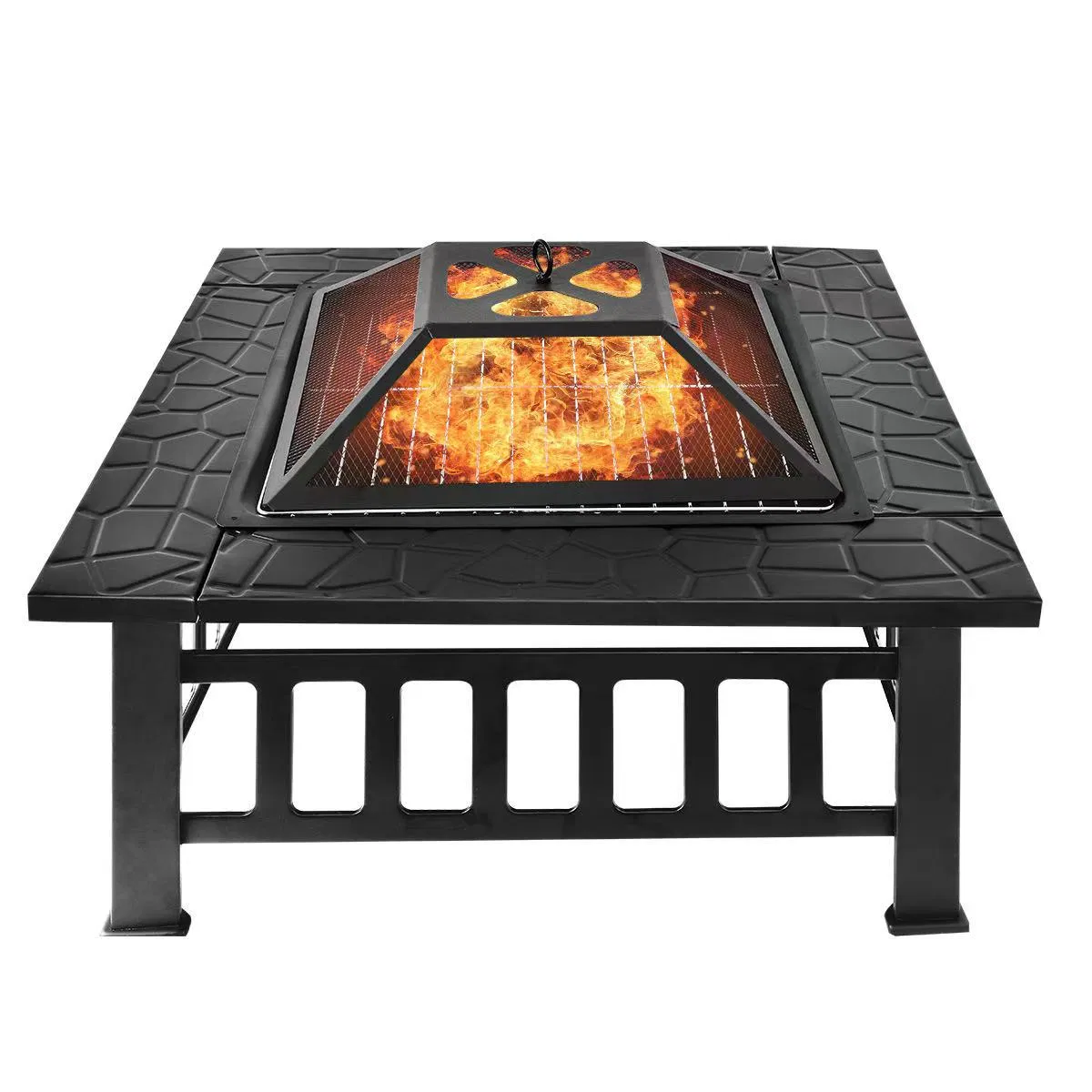 Hot Sale Patio Camping Park Square Pebble Pattern Enclosure