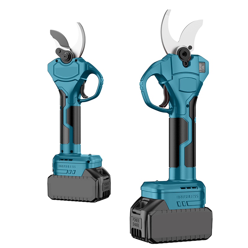 0-40mm Electric Pruning Shears Garden Pruning Shears Cordless Lithium Battery Branch Scissors for Garden Yard Pruning Cutter