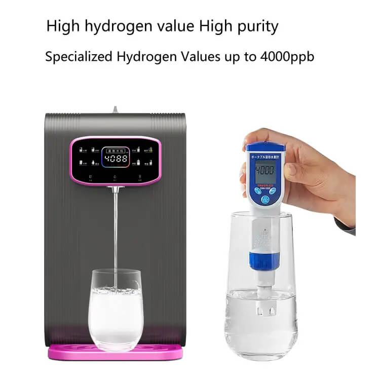 Factory Wholesale Hydrogen Rich Water Dispenser Connected Reverse Osmosis Purification System for Office