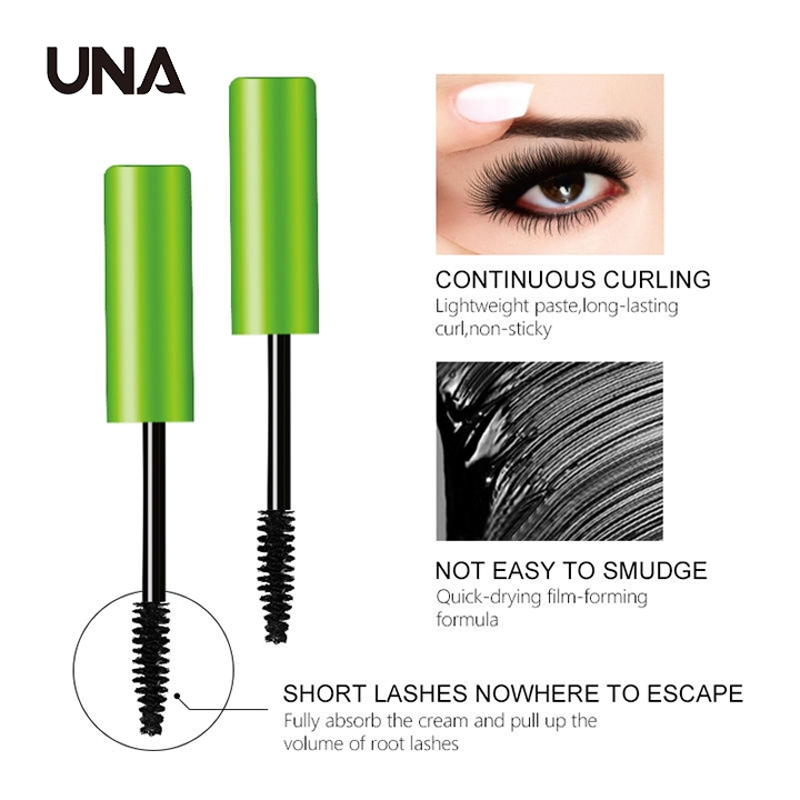 Aloe Vera Liquid Mascara with Waterproof Long-Lasting Curly Eyeliner Thick Eyelashes Lengthening Feature Chemical Ingredients